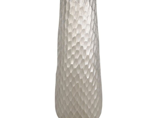 Βάζο Nilgaut 421044 14x9x40,5cm Silver Eglo Αλουμίνιο