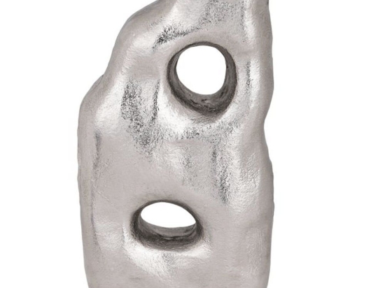 Βάζο Tadoussac 421058 13,5x5,5x25cm Silver Eglo Αλουμίνιο