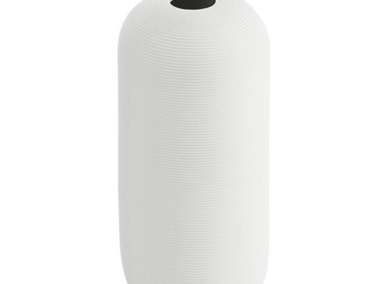 Βάζο Κεραμικό Mitane 421015 11x25cm White Eglo Κεραμικό