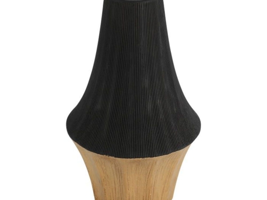 Βάζο Κεραμικό Sual 421007 Φ19x32cm Black-Gold Eglo Κεραμικό