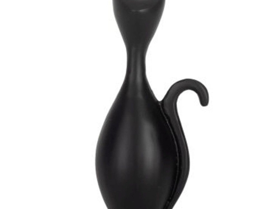 Διακοσμητικό Αντικείμενο Γάτα Suzu 427014 8,5x7x20cm Black Eglo Αλουμίνιο