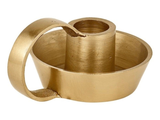 Κηροπήγιο Jelicoe 422015 9,5x7,5x5cm Gold Eglo Αλουμίνιο