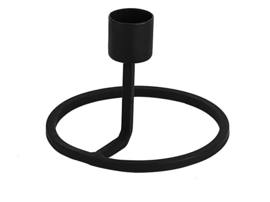 Κηροπήγιο Jelicoe Design 422034 10x7cm Black Eglo Ατσάλι