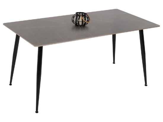 ΤΡΑΠΕΖΙ ΤΡΑΠΕΖΑΡΙΑΣ SINTERED STONE TOM HM8588.01 GREY MARBLE 160x90x76Y εκ.
