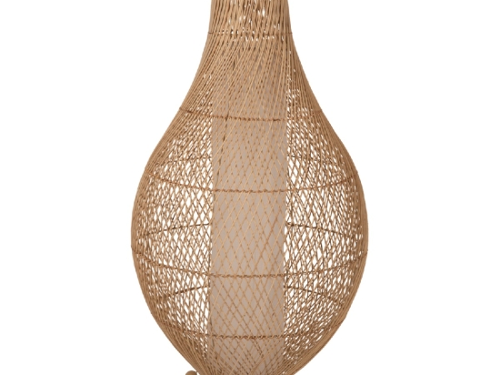 ΦΩΤΙΣΤΙΚΟ ΔΑΠΕΔΟΥ HM7835 RATTAN ΣΕ ΦΥΣΙΚΟ ΧΡΩΜΑ Φ55x101Υεκ.