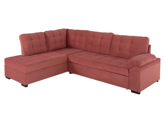 ΚΑΝΑΠΕΣ ΚΡΕΒΑΤΙ JADE HM3144.03L ΑΡΙΣΤΕΡΗ ΓΩΝΙΑ ΣΑΠΙΟ ΜΗΛΟ ΒΕΛΟΥΔΟ 250x180x88Υεκ.