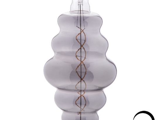 ΛΑΜΠΤΗΡΑΣ LED FILAMENT 8W E27 3000K SMOKE COLOR DIMMABLE HM4056.03