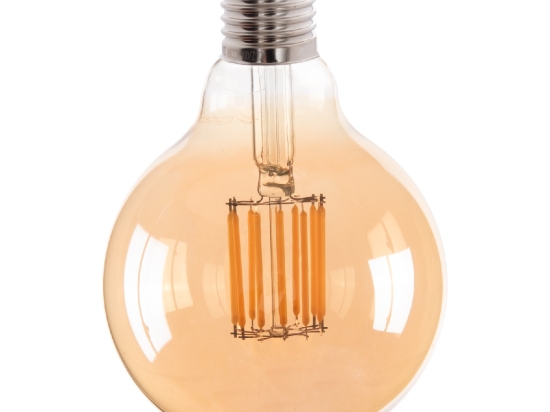 ΛΑΜΠΤΗΡΑΣ GLOBO LED FILAMENT 12W E27 3000K ΧΡΥΣΟ HM4049.02