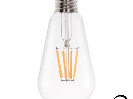 ΛΑΜΠΤΗΡΑΣ HM4188.01 LED FILAMENT 8W E27 DIMMABLE 2700K ΔΙΑΦΑΝΟΣ
