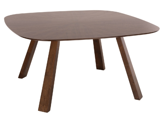 ΤΡΑΠΕΖΙ ΤΡΑΠΕΖΑΡΙΑΣ RINER HM9733 MDF ΜΕ ΚΑΠΛΑΜΑ ΚΑΡΥΔΙΑΣ 150x150x75Υ εκ.