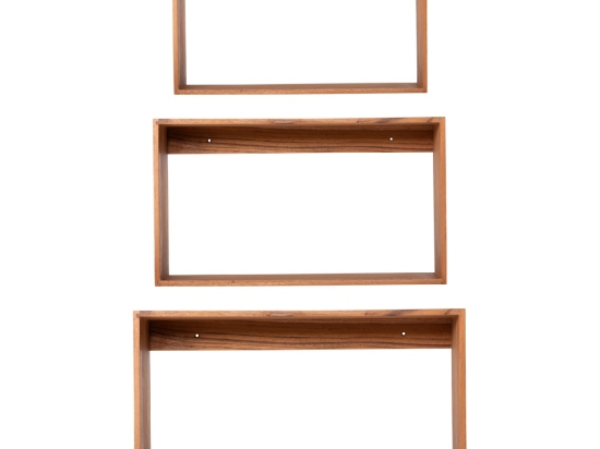 ΡΑΦΙΕΡΑ CHENGIS HM9830 3ΤΜΧ ΞΥΛΟ TEAK ΣΕ ΦΥΣΙΚΟ ΧΡΩΜΑ 60x20x38Υεκ