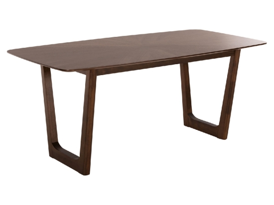 ΤΡΑΠΕΖΙ ΤΡΑΠΕΖΑΡΙΑΣ RINER ΟΡΘΟΓΩΝΙΟ HM9745 MDF ΜΕ ΚΑΠΛΑΜΑ ΚΑΡΥΔΙΑΣ 180x90x76εκ.