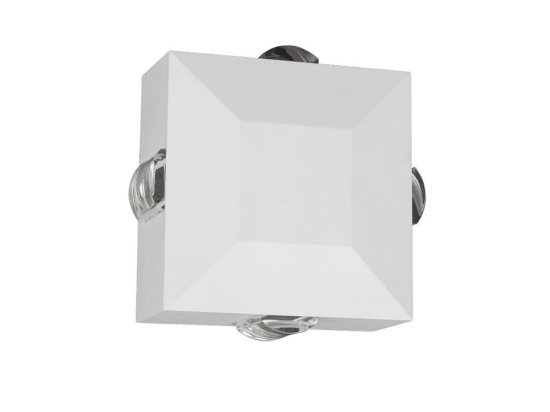 Φωτιστικό Τοίχου-Απλίκα Led White VK/02045/W/W VKLed