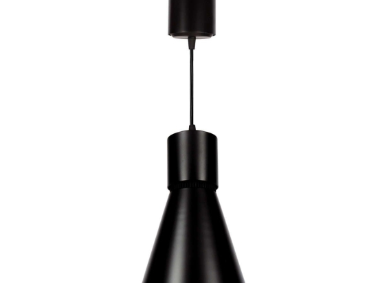 Φωτιστικό Οροφής Καμπάνα Led Black VK/04016/B/C 4000K VKLed Αλουμίνιο