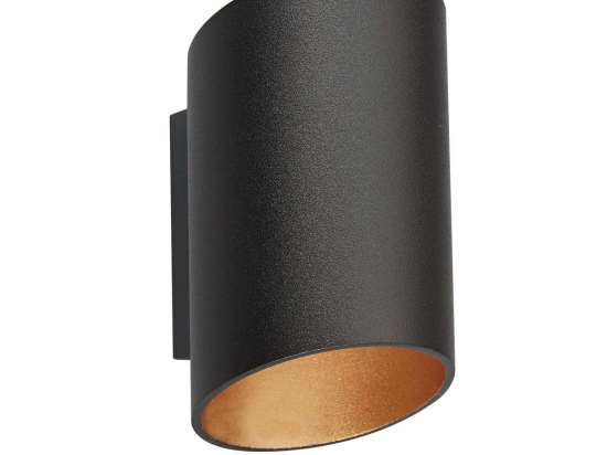 Φωτιστικό Τοίχου - Απλίκα Black Gold VK/03076WA/BGD VKLed Αλουμίνιο