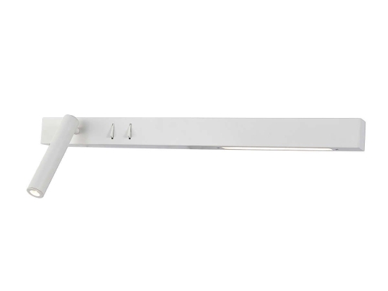 Φωτιστικό Τοίχου-Απλίκα Led White 60cm VK/04230/W/W/60 VKLed Αλουμίνιο