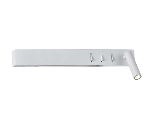 Φωτιστικό Τοίχου-Απλίκα Led White 40cm VK/04231/W/W/40/R VKLed Αλουμίνιο