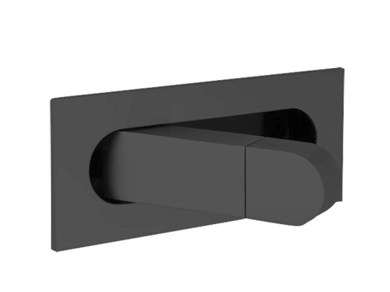 Φωτιστικό Τοίχου-Απλίκα Led Mat Black VK/04155/WA/B/W VKLed Αλουμίνιο