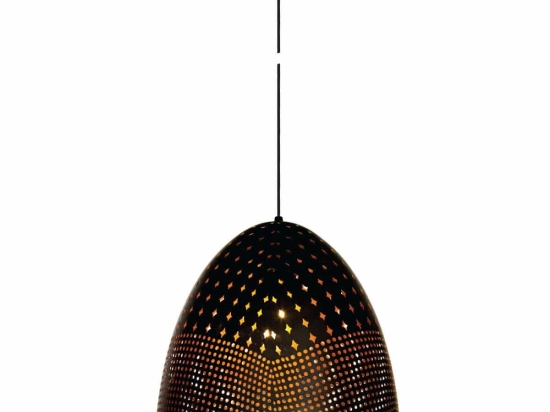 Φωτιστικό Οροφής Φ30.5x33 Black VK/03119PE/B VKLed Μέταλλο