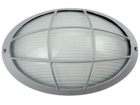 Φωτιστικό  Τοίχου Με Πλέγμα 320x205mm Grey VK/01008/G VKLed