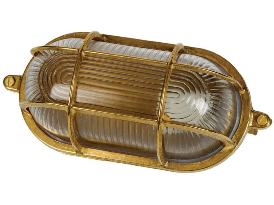 Φωτιστικό Τοίχου Με Πλέγμα 230x110mm Brass VK/01049/NB VKLed