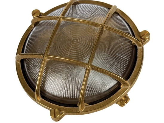 Φωτιστικό Τοίχου Με Πλέγμα D195mm Bronze VK/01051/ABS VKLed