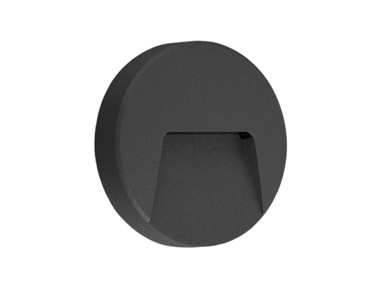 Φωτιστικό Τοίχου-Απλίκα Led Anthracite d135x32mm VK/02144/AN/W VKLed