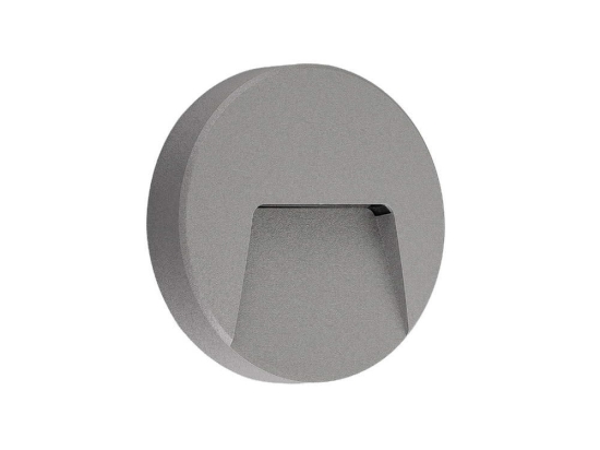 Φωτιστικό Τοίχου-Απλίκα Led Grey d135x32mm VK/02144/G/W VKLed