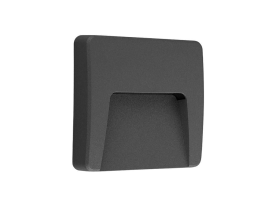 Φωτιστικό Τοίχου-Απλίκα Led Anthracite 120x120x21mm VK/02145/AN/W VKLed