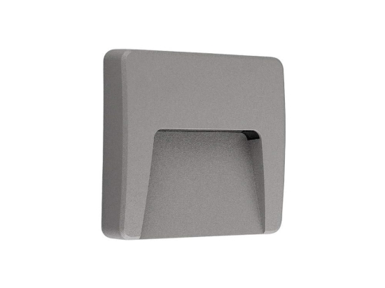 Φωτιστικό Τοίχου-Απλίκα Led Grey 120x120x21mm VK/02145/G/W VKLed