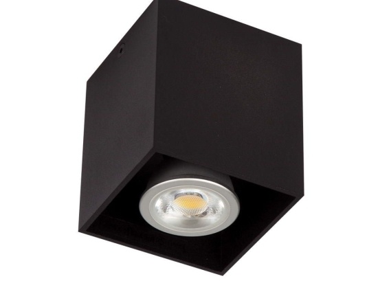Φωτιστικό Οροφής - Σποτ Black 82x82x95 VK/03001/B VKLed Αλουμίνιο