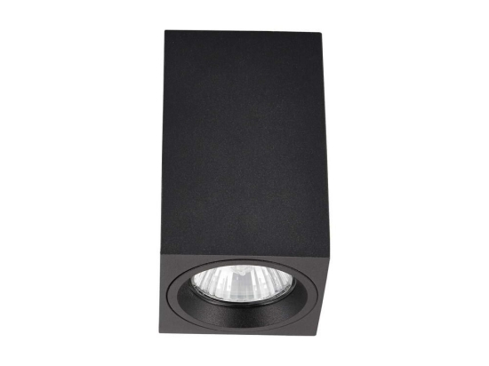 Φωτιστικό Οροφής - Σποτ Black 70x70x115mm VK/03057/B VKLed Αλουμίνιο
