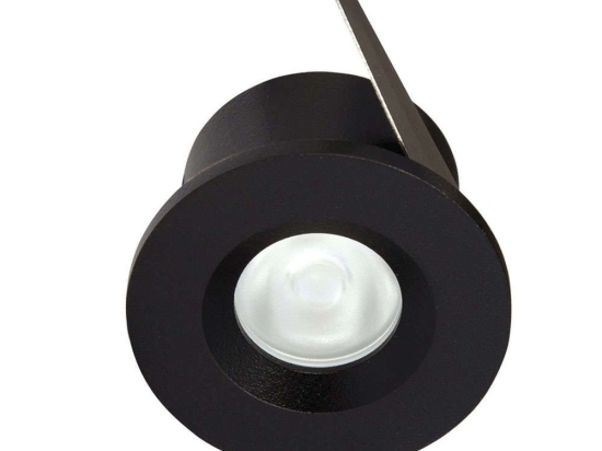 Σποτ Χωνευτό Mini VK/04127/B/W Φ4cm Led 100Lm 3W 3000K Black VKLed Στρόγγυλο