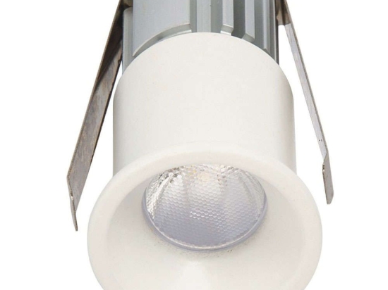 Σποτ Χωνευτό VK/04146/W/W Φ3,5cm Led 180-200Lm 3W 3000K Dimmable White VKLed Στρόγγυλο