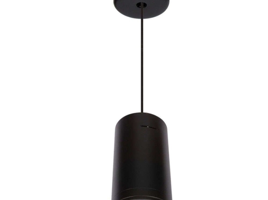 Φωτιστικό Οροφής VK/04053PE/B/L Φ12x21,2cm 1xGU10 50W Black VKLed