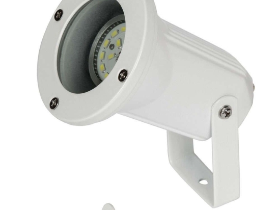 Φωτιστικό Σποτ Κήπου VK/01040/W Φ9,7x34,4cm 1xGU10 35W IP65 White VKLed