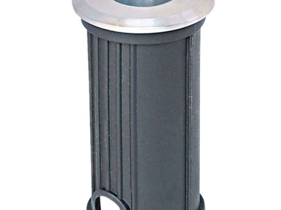 Φωτιστικό Δαπέδου Χωνευτό VK/02118/RGB/60 Φ5,2x6cm Led 200Lm 3W RGB IP68 Inox VKLed