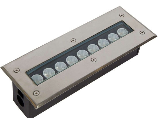 Προβολέας-WallWasher Χωνευτός VK/02014R/W/30 30x11x6,5cm Led 800Lm 9W 3000K IP67 Grey VKLed