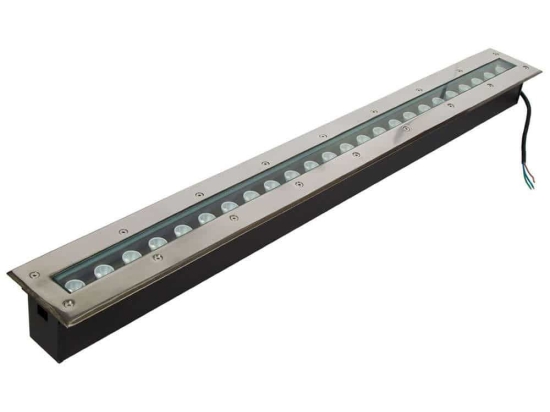 Προβολέας-WallWasher Χωνευτός VK/02016R/W/100 100x11x6,5cm Led 2130Lm 24W 3000K IP67 Grey VKLed