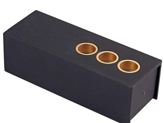 Φωτιστικό Οροφής - Σποτ VK/04341/CE/BGD/W 13,2x4,8cm Led 500Lm 6W 3000K Black-Gold VKLed