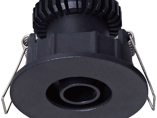 Σποτ Χωνευτό VK/04340/B/W Φ6,8cm Led 128Lm 3W 3000K Black VKLed Στρόγγυλο