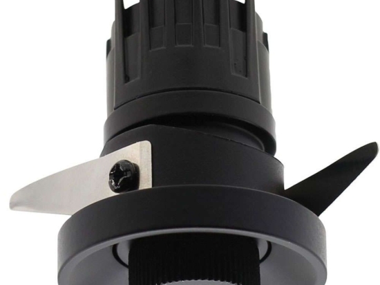 Σποτ Χωνευτό VK/04264/B/W Φ4,3x5cm Led 180Lm 2W 3000K Black VKLed Στρόγγυλο