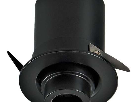 Σποτ Χωνευτό VK/04265/B/W Φ5,2x7cm Led 155Lm 3W 3000K Black VKLed Στρόγγυλο