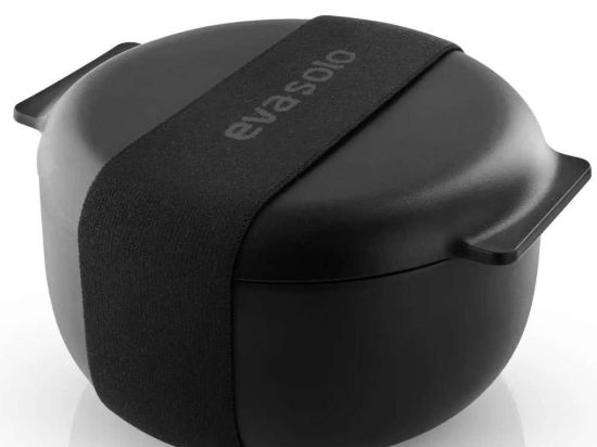 Φαγητοδοχείο Ισοθερμικό To Go 503077 16,5x14,8x8,6cm 750ml Black Eva Solo Ατσάλι,Πλαστικό