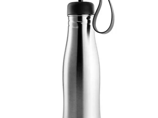 Μπουκάλι To Go 505020 700ml Inox-Black Eva Solo Ατσάλι,Σιλικόνη