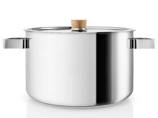 Κατσαρόλα Nordic Kitchen 281260 24cm 6lt Inox-Natural Eva Solo 24cm Ατσάλι,Ξύλο