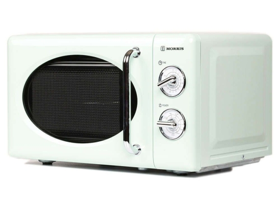 Φούρνος Μικροκυμάτων Με Grill Retro MWRS-20702LG 45,1x35,4x25,6cm 20lt 700W Light Green Morris