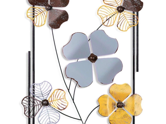 Διακοσμητικό Τοίχου Zouping 930DYU1257 50x70x4cm Multi Wallity Metal