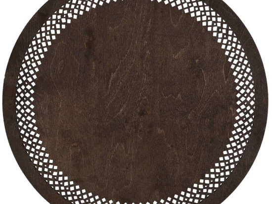 Σουπλά Seljuk (Σετ 4Τμχ) 790PYN1139 36x36cm Wenge Hermia Ξύλο