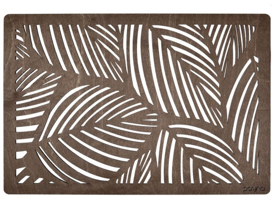 Σουπλά Plane (Σετ 4Τμχ) 790PYN1131 33x45cm Wenge Hermia Ξύλο
